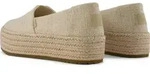 Toms Valencia champagne glimmer slub canvas 43.5