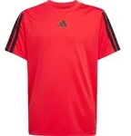 adidas Train Essentials 3-STRIPES T-shirt pure ruby-black (AFDF) 152