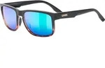Uvex Poise black-demi matt mirror green cat. 3 one size