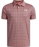 Under Armour Matchplay Printed Polo pink white (603) L