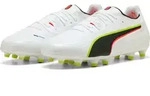 Puma King 20 Ultimate Fg/Ag puma white-glowing red-yellow alert (01) 9.5