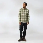 Fj&auml;llr&auml;ven &ouml;vik Lite Flannel Shirt M laurel green-chalk white (625-113) L