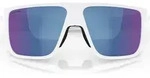 Bliz A003 matte white grey w blue mirror (70190358)