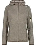 CMP Woman Fleece Fleece Jacket FIX Hood toffee-cream (06QV) 34