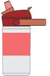 Camelbak Thrive Flip Straw Kids 0,4L demi peach