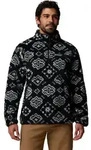 Columbia Men's Rugged Ridge High Pile Half Zip Fleece black checked out, black (014)