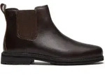 Timberland Mens Mid Chelsea Boot dk brn f grain 7