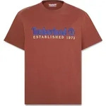 Timberland Mens Short Sleeve Embroidered Tee brownout L