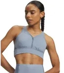 Under Armour Vanish Elite Mesh Zip Tank blue metallic silver (448) L