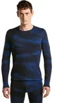 Icebreaker Men M 260 Tech Vertex Long Sleeve Crewe Chillwav midnight...