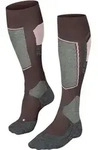 Falke SK4 Advanced Damen Skiing Kniestr&uuml;mpfe mahogany (8344) 35-36