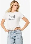 Super.Natural W Logo SN Bandana BIO C Tee white/blueberry (60J) S