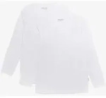 Minymo Basic 35 -t-shirt LS (2-pack) weiss (100) 134