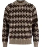 Fj&auml;llr&auml;ven &ouml;vik Jacquard Knit M suede brown-black oak (244-294) L