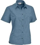 MAUL Sport Sandnes XT - 1/2 Bluse Kariert light blue (79) 36