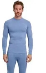 Falke Herren Langarmshirt Maximum Warm blue steel (6958) S