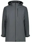CMP MAN Padded Long Jacket DET Hood jungle (F902) 46