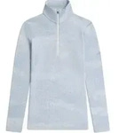 Icebreaker Women M 260 Tech Vertex Long Sleeve Half Zip Chillwave snow/zinc...