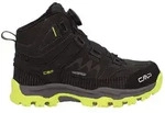 CMP Kids Kiruna Mid Fitgo Fleece WP Trekking Shoes piombo-acido (69ZU) 30
