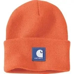 Carhartt Rubber Patch Watch Cap Beanie brite orange (BOG) OS