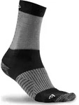 Craft Wool XC Training Sock black/dk grey melange (999975) 40/42