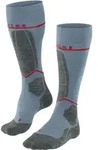 Falke SK4 Advanced Compression Light Herren Skiing Kniestr&uuml;mpfe blue steel...