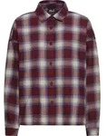 Jack Wolfskin Baja Flannel Shirt W check merlot (T0602) S