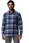 Columbia Men's Flare Gun Stretch Flannel Shirt dark mountain daytrip (479) XL