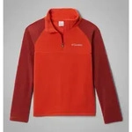 Columbia Boys' Glacial Half Zip Fleece super sonic, red oxide (846) L
