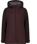 CMP Woman Padded Padded Long Jacket Zip Hood black berry (C595) 34