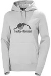 Helly Hansen W Nord Graphic Pullover Hoodie grey melange (952) XL