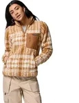 Columbia West Bend 1/4 Zip II camel brown herringplaid (223) L