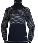 Bergans Alvdal Wool W Half Zip navy blue/vanilla white (14286) XS