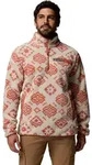 Columbia Men's Rugged Ridge High Pile Half Zip Fleece dark stone checked out,...