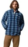 Columbia Men's Rugged Ridge High Pile Half Zip Fleece rainy day twills,...