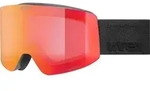 Uvex Provoqe black matt mirror red one size
