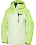 Helly Hansen Women's Snowplay Ski Jacket washed lime plaid 2color a (398) L