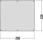 Tatonka Zeltunterl. 250 x 220cm neutral