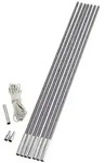 Outwell Duratec Stangen-set 12,7 mm black & grey