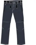 CMP KID Zip OFF Pant antracite (U423) 152