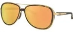 Oakley Split Time brown tortoise/gold/prizm rose gold polarized (412914)