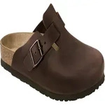 Birkenstock Boston Natural Leather, Oiled habana (5326) Schmal 44