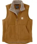 Carhartt Washed Duck Mock-neck Vest carhartt brown (BRN) XL REG