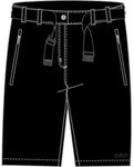 CMP Woman Bermuda nero (U901) 34