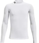Under Armour HG Armour Mock Longsleeve white black (100) XS