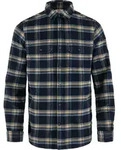 Fj&auml;llr&auml;ven &ouml;vik Heavy Flannel Shirt M dark navy-buckwheat brown (555-232) L