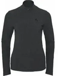 Odlo The Women's Roy Half-zip Mid Layer shale grey - black stripes (19360) L