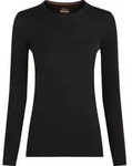 Icebreaker Women Merino 200 Oasis Long Sleeve Crewe black (001) S