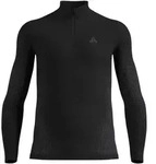 Odlo The Performance Warm Base Layer Half-zip black - odlo graphite grey (60212) S