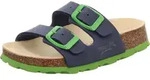 Superfit Fussbettpantoffel blau/gr&Uuml;n (8200) 24